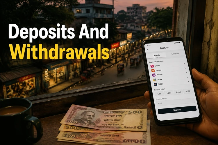 Deposits And Withdrawals
